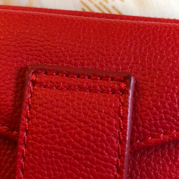 Red Faux Leather Wallet - Picture 4 of 4